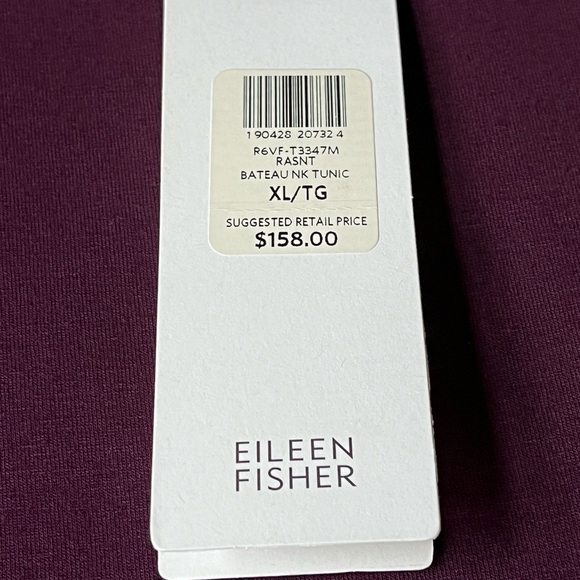 Eileen Fisher Bateau Neck Tunic - Picture 2 of 7